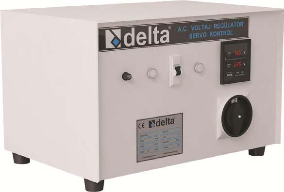 STABILIZATOR 1 fazowy 1-50 KVA SERVO INSTRUKCJA OBSŁUGI I SERWISOWANIA DELTA ELEKTRİK VE ELEKTRONİK İMALAT SAN.VE TİC.LTD.ŞTİ.