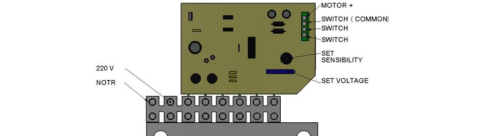 9. KARTA STEROWNİCZA Ustawienia napięcia i potencjału (potencjometr) karty sterowniczej Uwaga: Stabilizatory SRV11 w mocach 1-3,5kVA nie