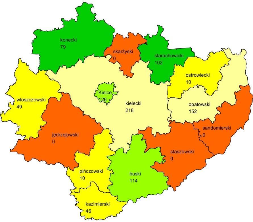 W 2016 roku działania projektowe finansowane ze środków Europejskiego Funduszu Społecznego objęły 906 osób, prawie o 60% mniej niż w roku poprzednim.