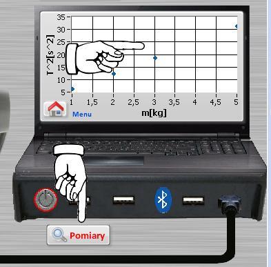 punkty pomiarowe są zapisane w wirtualnym laptopie o ile jest włączone jego zasilanie.