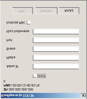 18 STAM-2 SATEL Program nie znajduje automatycznie modułów GSM i stacji radiowych VISONIC RC-4000. Po znalezieniu podłączonych kart, należy je odpowiednio skonfigurować.