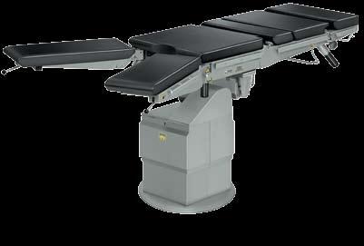 OPCJE WYKONANIA STOŁU SU-04: Stół na płaskiej podstawie Panel sterujący na kolumnie stołu