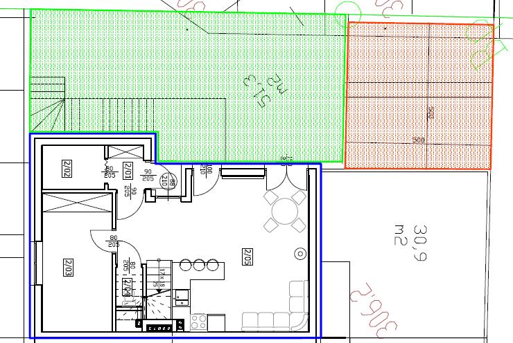 A2 MAXI A2 MAXI LOKAL-PIĘTRO LOKAL-PIĘTRO Podobny apartament do C2 lecz troszkę inaczej usytuowany.