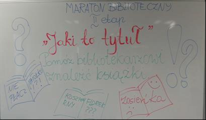 polskim Maraton biblioteczny, k.