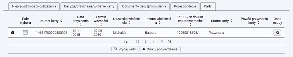 5.2. Rozpatrzenie wniosku Wniosek uzupełniony i zatwierdzony uzyskuje status DO_ROZPATRZENIA i można przejść do jego rozpatrzenia.