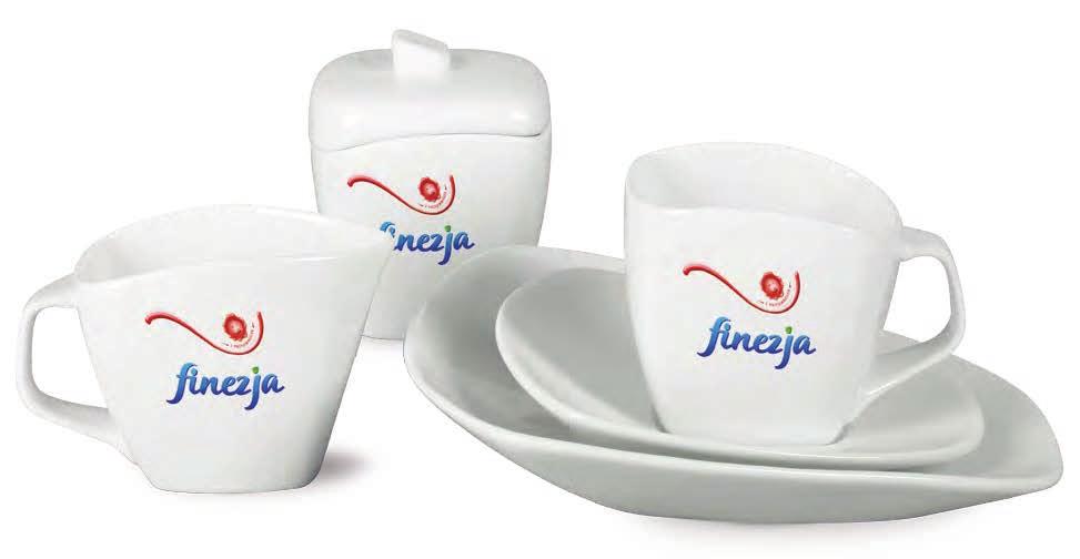 porcelana oyal White / oyal White porcelain EGISTEED S/305/SB cukiernica / sugar bowl: 50 ml ED BY C/206 filiżanka / cup: 50 ml / h: