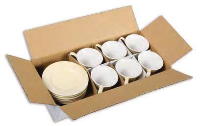 do filiżanek Cups packaging biały white