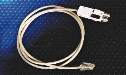 Okablwanie Kabel LSA 2/4(I)a - RJ-K45 Cechy u ytkwe: Kabel krswy jest przeznaczny d przesy³ania sygna³u telefniczneg z ³¹czówki rz³¹cznej lub prze³¹cznej d panela RJ-K45.