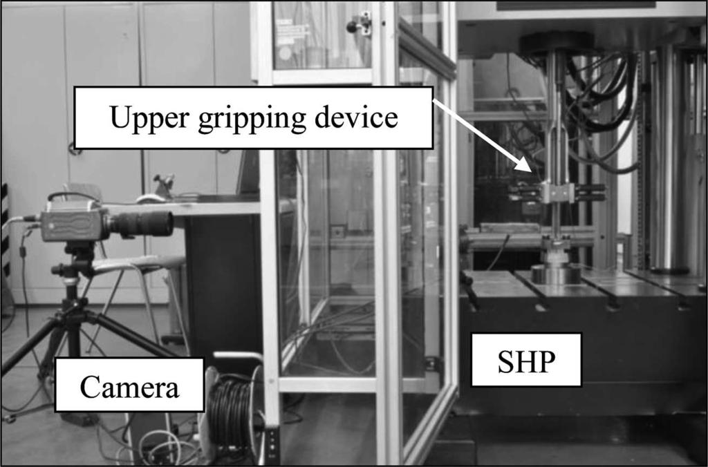 velocity test system (SHP) INSTRON VHS 160/20 (Fig. 3) has been used at ILK. Fig. 1. Microstructure of as-received Ti-6Al-4V alloy The chemical composition of the investigated alloy is given in Table 1.