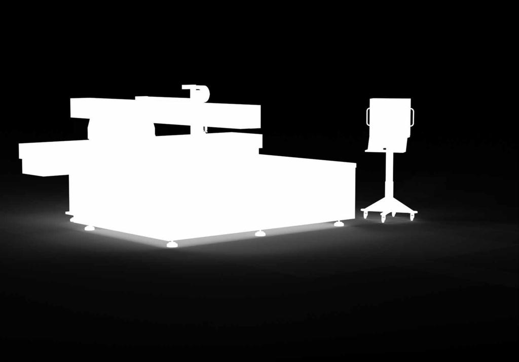 STRUMIEŃ CZYSTEJ WODY STRUMIEŃ WODY ZE ŚCIERNIWEM SERIA MACH 2B DANE TECHNICZNE Obszar roboczy: od 1,3 m x 1,3 m do 4 m x 2 m