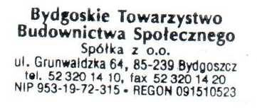 . pieczęć Zamawiającego Bydgoszcz, dnia 07.09.2015r. ZAPYTANIE OFERTOWE dotyczy zamówienia Kompleksowego remontu 20 balkonów budynku przy ul. gen. T.