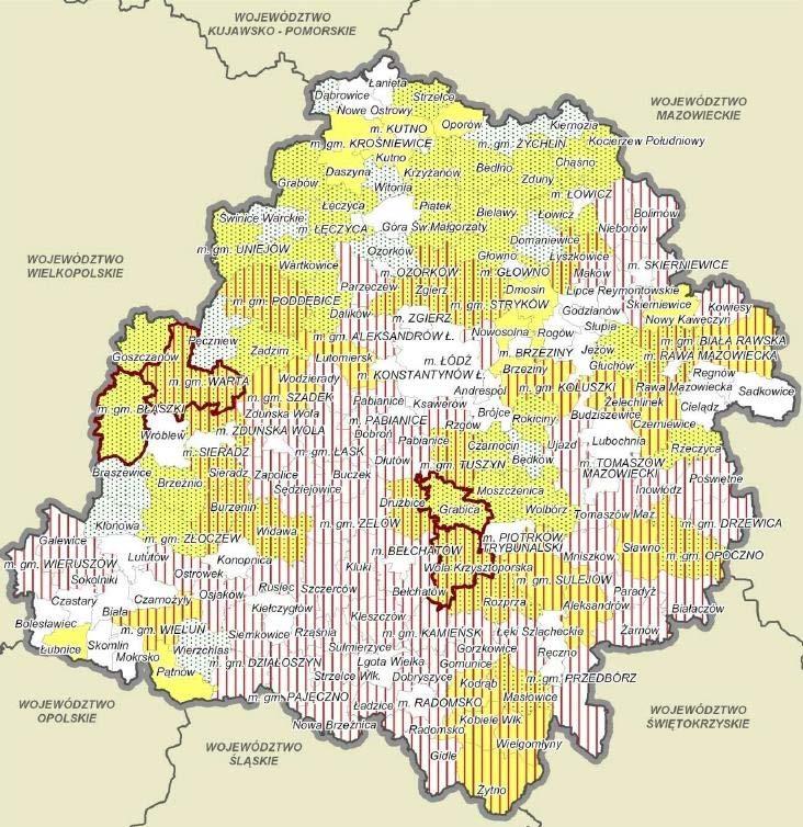 Mapa nr 16. Analiza Możliwości Produkcji Biomasy i Biogazu.