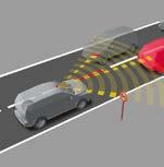 System automatycznego parkowania (SIPA) System SIPA automatycznie wprowadzi samochód na wybrane miejsce parkingowe bez względu na to, czy znajduje się ono pomiędzy dwoma pojazdami, czy za