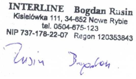 Oferta powinna być przesłana za pośrednictwem poczty, kuriera na adres kupującego bądź też odebrana osobiście przez kupującego. Ofert złożone po terminie nie będą rozpatrywane.