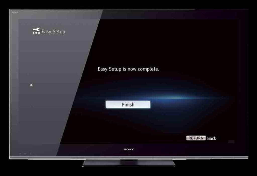 Als het Blu-raymenuscherm niet automatisch wordt weergegeven, gebruikt u de afstandsbediening van uw tv om de correcte AV-ingang te selecteren in het menu van de tv.