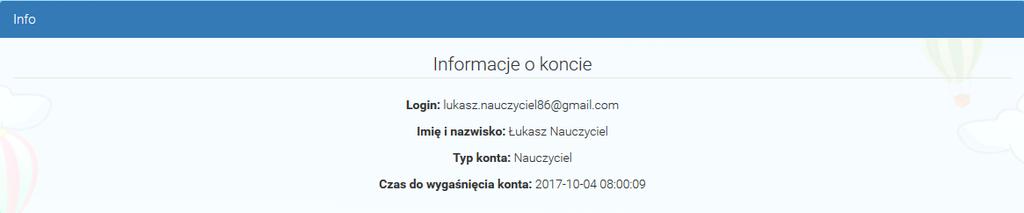 Wybranie tej opcji wyloguje nas z aplikacji. Konto ucznia Konto ucznia pozwala dziecku na korzystanie z platformy edukacyjnej zdobywcywiedzy.pl. Uczeń może rozwiązywać quizy samodzielnie i zdobywać diamenty oraz odznaki za osiągnięcia w kursach.