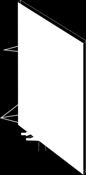 Dyble Wbić dyble Ø10 mm w otwory A, B, C, D wywiercone wiertłem Ø10 mm.