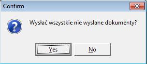 będzie oznaczony jako wysłany.