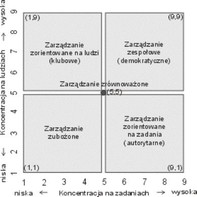 Siatka stylów kierowania (przywództwa) Blake a i Mouton a http://www.google.pl/imgres?um=1&hl=pl&client=fir efoxa&tbo=d&rls=org.