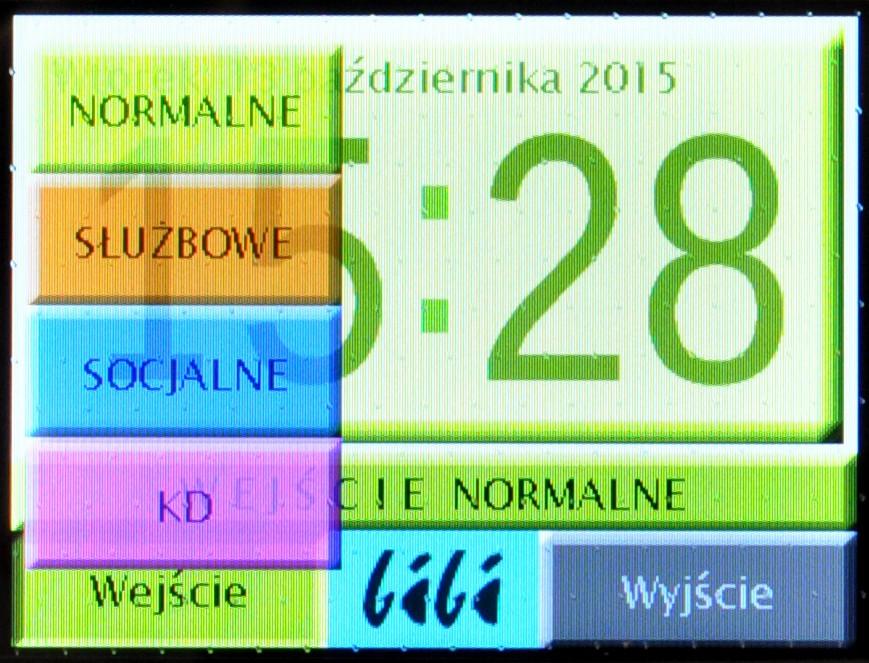 5. Konfiguracja czytnika W dolnej części zakładki Set ustawić można domyślny rodzaj zdarzenia, które ma rejestrować czytnik.