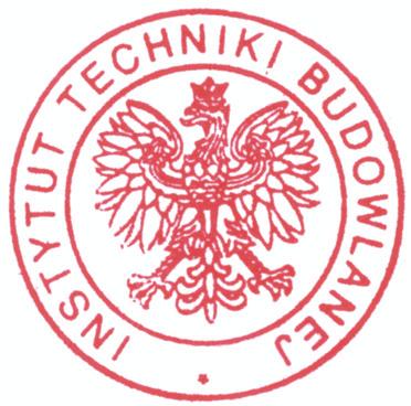 Seria: APROBATY TECHNICZNE Egzemplarz archiwalny APROBATA TECHNICZNA ITB AT-15-7715/2010 Na podstawie rozporządzenia Ministra Infrastruktury z dnia 8 listopada 2004 r.