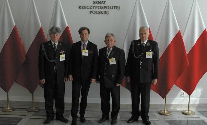Członkowie Komisji Kultury NRŁ, uczestnicy konferencji: Krzysztof Mielnikiewicz, Dariusz Gwiazdowicz, Leszek Szewczyk i Marak Rogoziński Podsumowując
