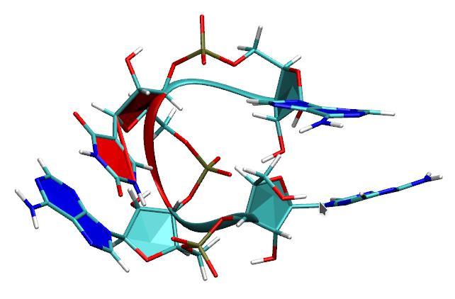 analysis 500ns of MD