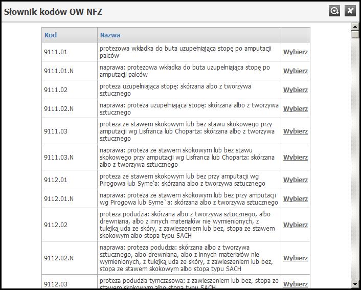 66 Słownik wyposażony jest w filtrowanie wyświetlanej zawartości. Sposób posługiwania się filtrami opisany jest na początku niniejszego rozdziału. 10.