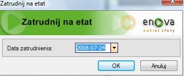 Pracownik - Imię i nazwisko. Nazwa nazwa etapu rekrutacji np. rozmowa kwalifikacyjna Termin termin poszczególnych etapów rekrutacji Ocena: Data - do której ocena powinna być wykonana.