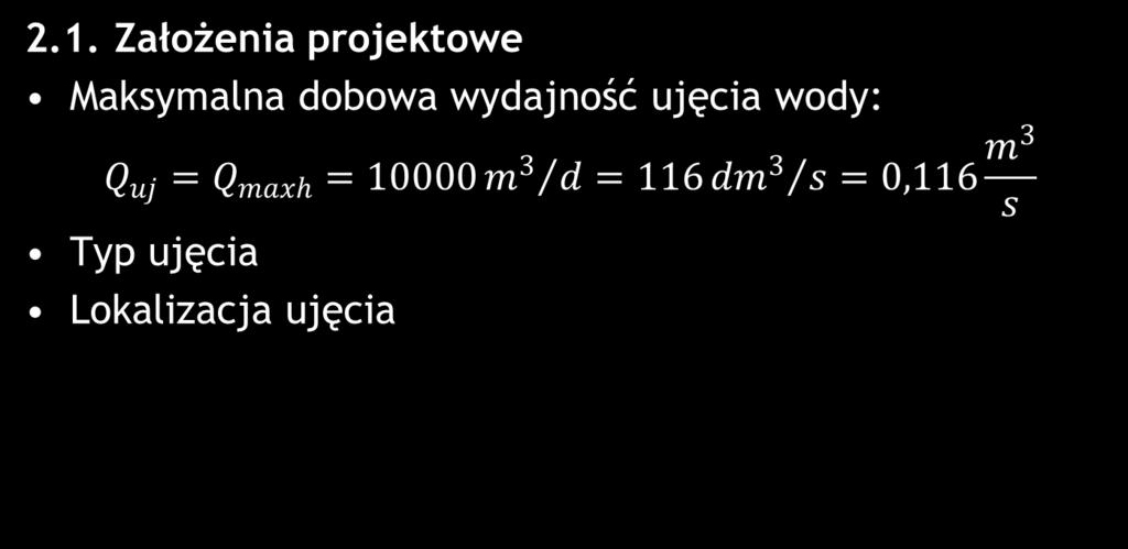 2. Obliczenia hydrauliczne