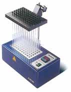 E PPTHERM termostaty ze stałymi blokami metalowymi do probówek Eppendorf 0,2/0,5/1,5/2,0 ml Cechy podstawowe: n zakres temperatur od T ot do 130 C, n ilość otworów od 36 do 240, n szybkość grzania do