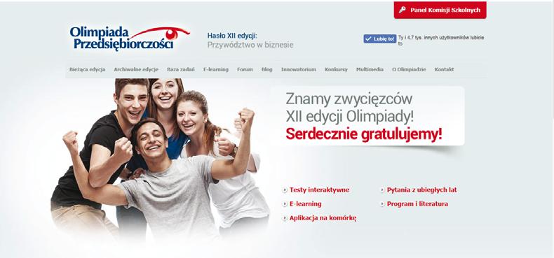 Portal Olimpiady Przedsiębiorczości www.olimpiada.edu.