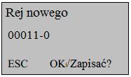 Jeśli rejestracja przebiegła pomyślnie, pojawi się następujący komunikat: Zatwierdź OK aby zapisać OP.