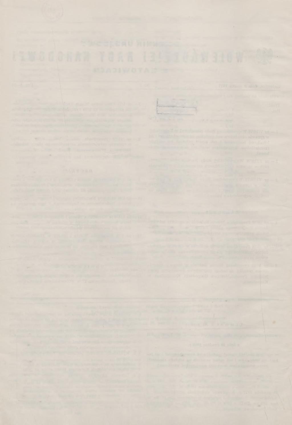 2 DZIĘNNIK URZĘDOWY WRN W KATOWICACH Załącznik do uchwały Nr V/24/76 Wojewódzkiej Rady Narodowej z dnia 28 grudnia 1976 Wykaz rzemiosł objętych obniżką podatku od nieruchomości i od lokali Rzemiosła