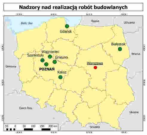 Dla Portu Lotniczego Okęcie wykonywane są m.in. usługi studium wykonalności płyty postojowej dla samolotów zagrożonych oraz doradztwo w zakresie modyfikacji drogi kołowania.