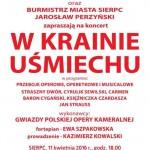 Grzywna, Por. Artur Ziętek, Chorąży Andrzej Michalak, Barbara Maciejczyk, Natalia Januszko, Justyna Moniuszko. KONCERT "W KRAINIE UŚMIECHU" 11 kwietnia o godz 18.