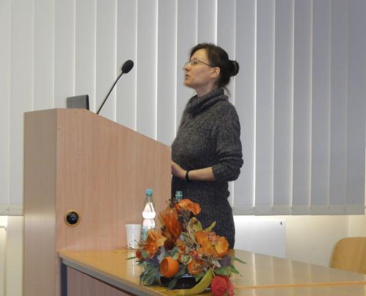 Kolejnym wygłoszonym referatem był referat pani Beaty Górczyńskiej nt. Repozytorium Cyfrowego Instytutów Naukowych RCIN.