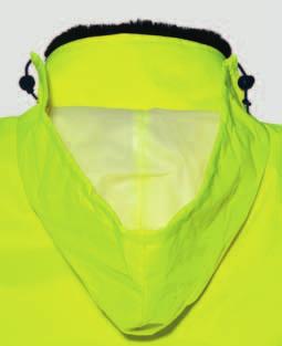 Transpirable, impermeable gracias al tejido de la parte trasera revestido de PLANAM-TEX y costuras selladas, capucha enrollable en el cuello, forro polar extraíble, bolsillo para móvil, mangas