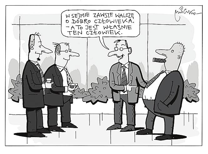 Egzamin maturalny z wiedzy o społeczeństwie 11 Zadanie 23. (1 pkt) Podkreśl nazwę zjawiska społeczno-politycznego przedstawionego na rysunku. A. alkoholizm B. klientelizm C. ochrona praw człowieka D.