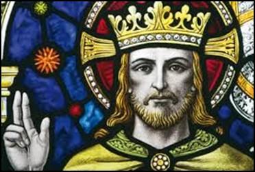 statesmen, nor a great leader of nations. We celebrate Christ the King, not as a political figure or world leader, but as the King of the Cross where the work of salvation takes place.