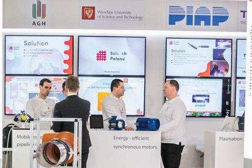 Wśród prezentowanych koncepcji technicznych znalazło się stoisko