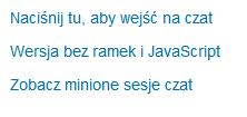 Powtórz sesje pozwala zrezygnować z określonego terminu czatu (opcja Nie pokazuj czasów czatu), można określić pojedynczy termin (opcja Nie powtarzaj jedynie określony czas), ustawić cykliczność