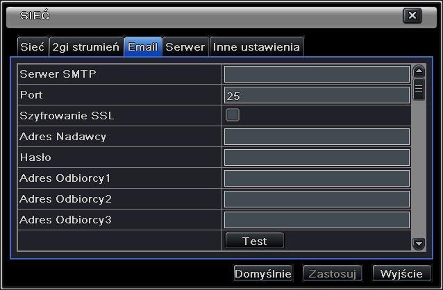 5.6.2. Strumień dodatkowy Menu główne Ustawienia Sieć 2gi strumień Wybierz ilość klatek/s, rozdzielczość, jakość, kodowanie i maksymalną szybkość transmisji.