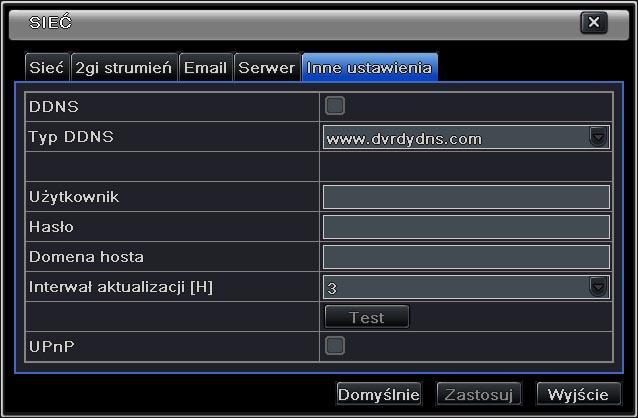 5.6.5. NAT Menu główne Ustawienia Sieć NAT Aby włączyć usługę NAT zaznacz pole NAT Enable. Następnie w polu NAT Server wpisz adres serwera a polu Port odpowiedni numer portu.