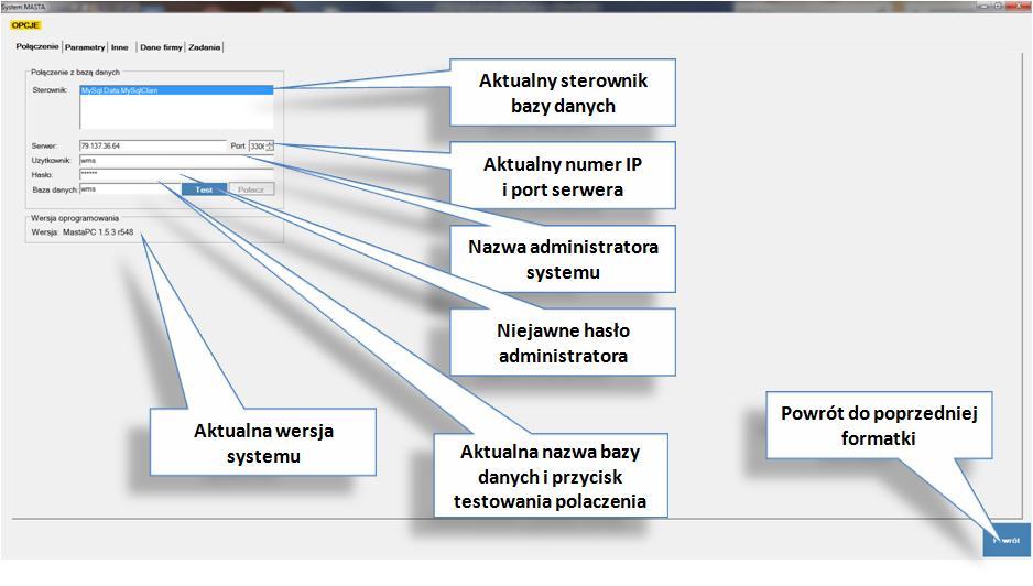 SEKCJA INNE Szczegóły obsługi poszczególnych funkcji będą opisane w rozdziałach dotyczących ich przeznaczenia.