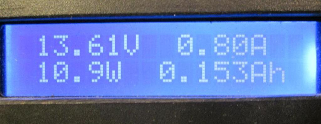 Podczas testów cały zestaw pobierał prąd spoczynkowy ok. 0,84A. To dość dużo.