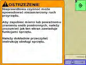 Rozdział 4 Normalna eksploatacja systemu UltraGlide System UltraGlide AutoBoom wykorzystuje czujniki ultradźwiękowe do pomiaru wysokości wysięgnika nad podłożem, a najnowocześniejszy układ