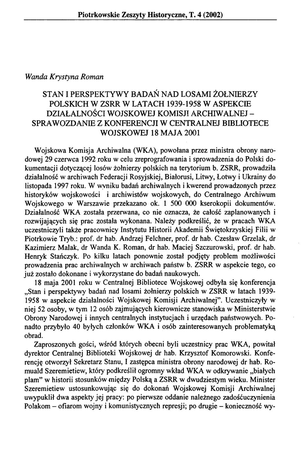 Piotrkowskie Zeszyty Historyczne, T.