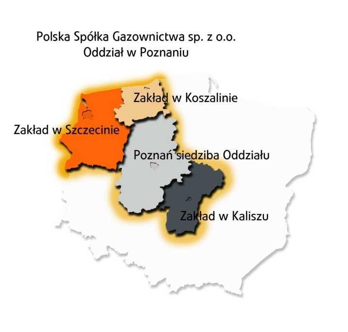 2.3.4. SYSTEM GAZOWNICZY Gaz do odbiorców zlokalizowanych na terenie miasta Kalisza dostarcza PGNiG.