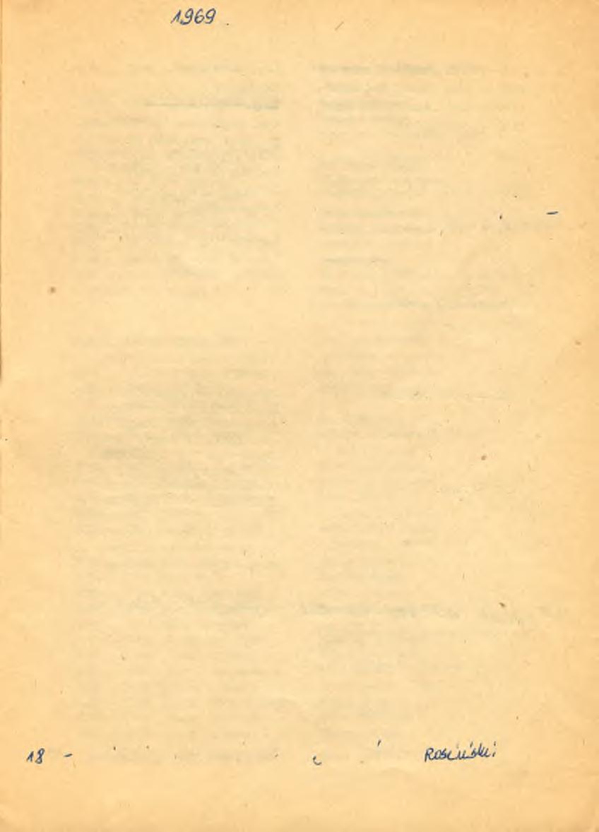 1.X.1969 r. 00, 10.00 18.00 obok TZR 11.00 RFM Lic. Ogóln. nr 2 w Rybniku 12.00 KWK Zofiówka (Budynek Administr. sala NOT-u) 12.00 KP PZPR Rybnik 12.00 Lic. Ogóln. Rydułtowy 12.00 Techn. Mech.